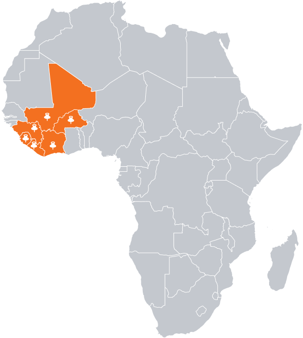 Carte de l'Afrique